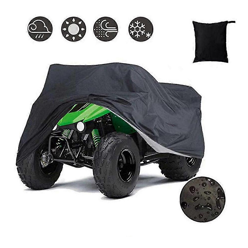 (As Show, One Size) Atv Cover,Waterproof Windproof Quad Bike Atc Cover,Outdoor Uv-Resistant145*85*98Cm 4632228911781