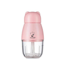 (As show, One size) Household Baby Electric Food Supplement Machine 300ml Glass Child Cooking Machine Multi-function Meat Grinder pink