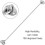 4 Pcs Storm Hook Wind Hook 16 Inch Stainless Steel Cabin Hook Solid for Window 3