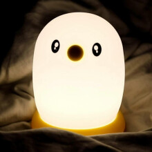 Nursery Night Light 7-Color, Silicone Squishy NightLights for Kids USB Cute Baby Light Decorative Room Lamp, Gifts for Children Toddler