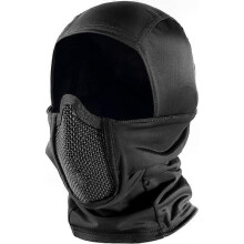 (Black) Airsoft Balaclava Mesh Mask, Full Face Protection Ninja Style Paintball Face Mask for Airsoft Paintball CS Hunting Cycling Motorcycle