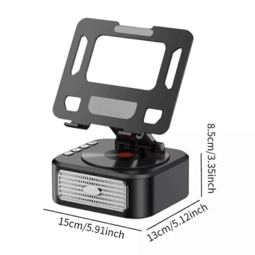 Dodorado Rotating Tablet Speaker, Three in One Tablet Stand Speaker 1
