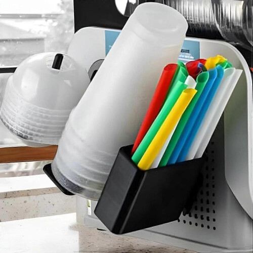 Cup Organizer for Ninja Slush Machine FS301 FS300|Side Mounted Lid Straw Holder 2