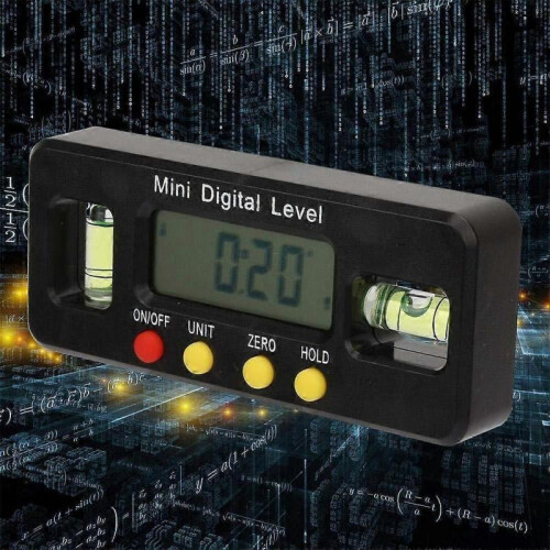 0~360 Digital Angle Plotter Mini Torpedo Level and Digital Inclinometer Electronic Angle Gauge 100m 1