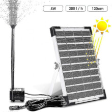 Water Pump Solar Pump Solar Pond Pump Solar Pond Pump Garden Pump Fountain for Garden Ponds, 5w 380l