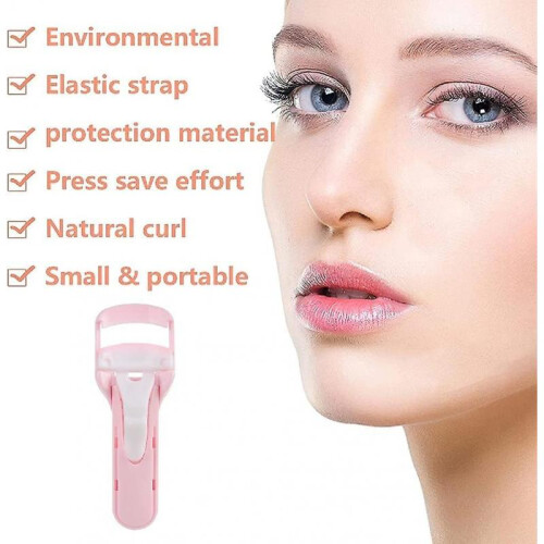 Silicone Filler and Spring Curling Iron, Pink 2