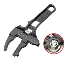 (black) Kostumere Reversible Sink Wrench with 6-68mm Jaw Opening Multifunctional Tool