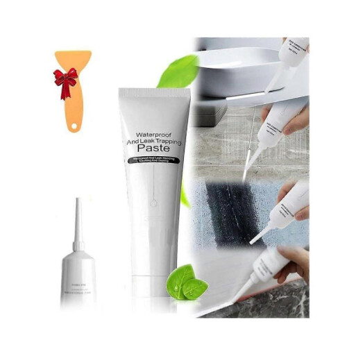 (black) 2025New Multi-Functional Water-Based Waterproof Leak Paste,Liquid Rubber Sealant 1