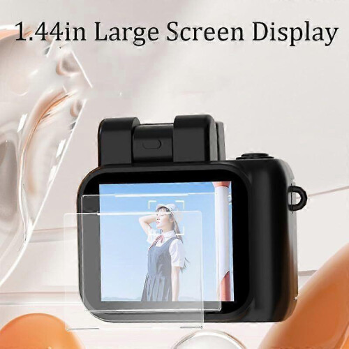 (Black battery) Mini Camera, Mini Vintage Camera, Tiny Nostalgic Snap Camera 1