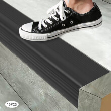 15 Strips Stair Edge Protector,Step Edge Trim,Self-Adhesive Anti Slip