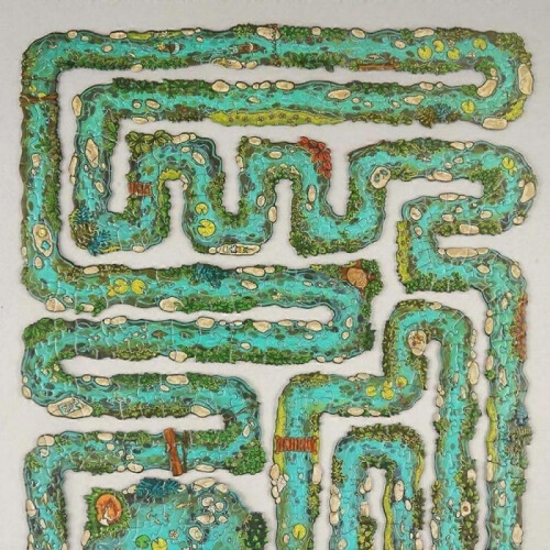 Edge Piece Puzzle Game, Unique River - Themed Puzzle 2