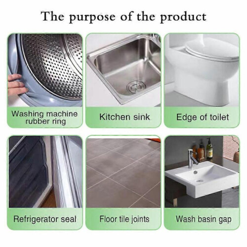 3pcs Mildew Removing Gel Mold Magic Remover Home Wall Glass Glue Cleaning Tool 2