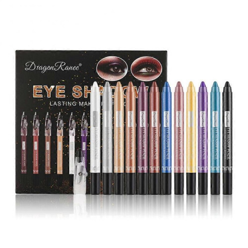 with Sharpener Highlight Matte Eye Shadow Stick Eyes Makeup Cosmetics