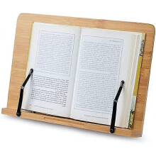 (As show, One size) Bibliothque de lecture pupitre de musique tablette de cuisine en bois 28 cm bibliothque, bibliothque en bois pliable et rglable