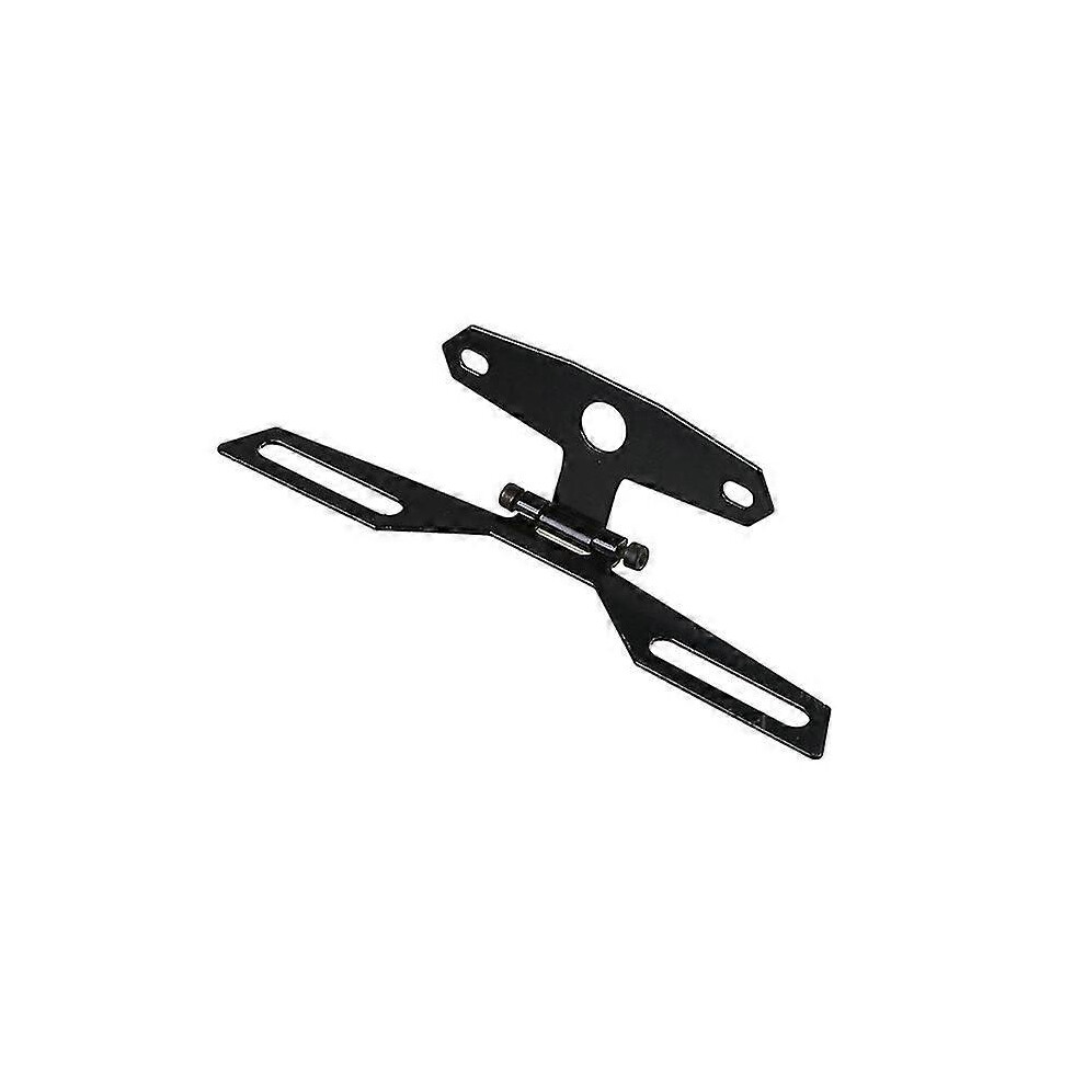 (As Show, One Size) Motorcycle License Plate Holder, Taillight Fixed Folding License Plate Holder Lamp Holder Universal Motorcycle Accessories 4632228927546