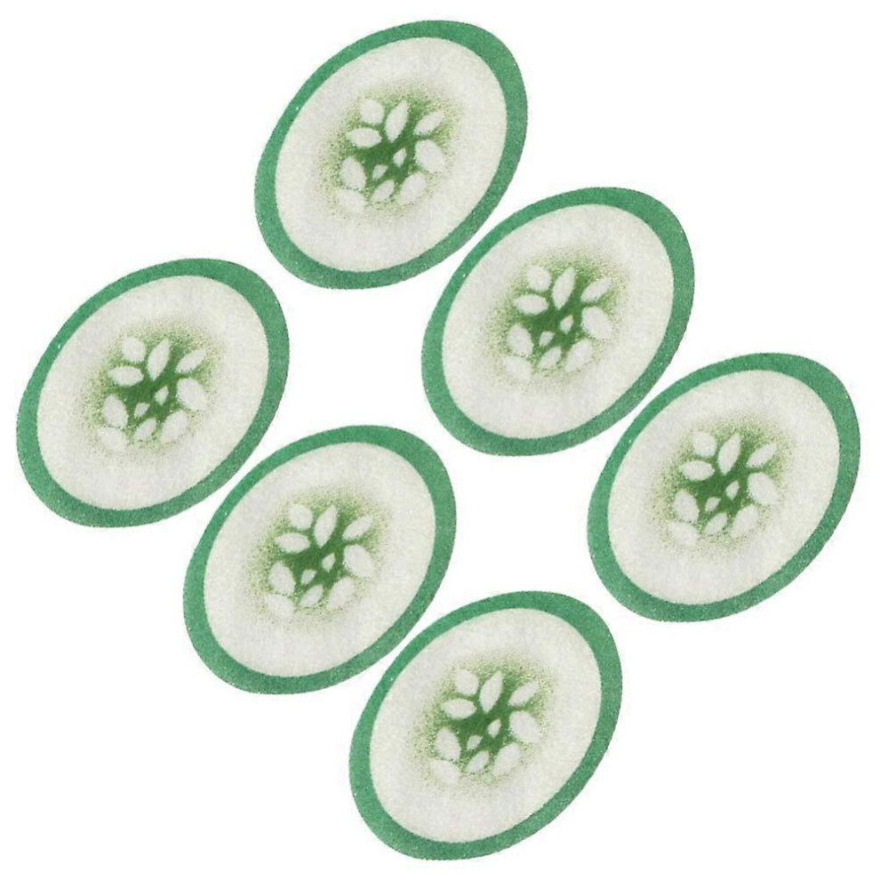 (As show, One size) 100pcs Disposable Under Eye Pads Cucumber Print Nonwoven Eye Patches Eyelash Pad DIY Eye Care Tool For Home Travel Salon