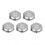 High quality  5pcs/pack 25mm ultra short metal button touch switch with LED 1