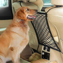 Car Accessories Interior Car Dog Barrier Seat Net Organizer Universal Stretchy Auto Backseat Storage New-Yvan