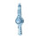 (Blue) Automatic Fog Bubble Machines Colorful Interactive Bubble Machine Rechargeable with Light Elastic Bubble Machine Wedding 1