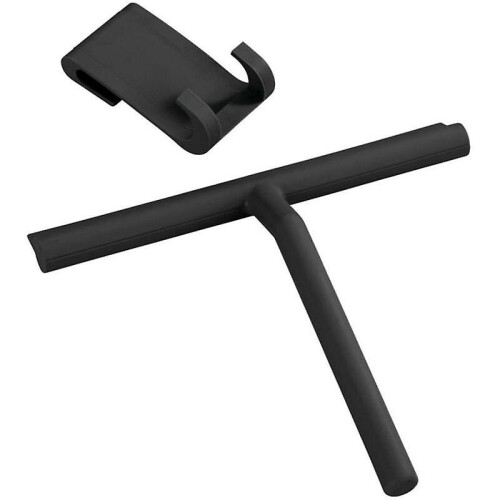 Black Silicone Bathroom Squeegee 2