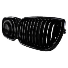 Gloss Black Front Hood Kidney Grill for - E46 3 Series 2002-2005