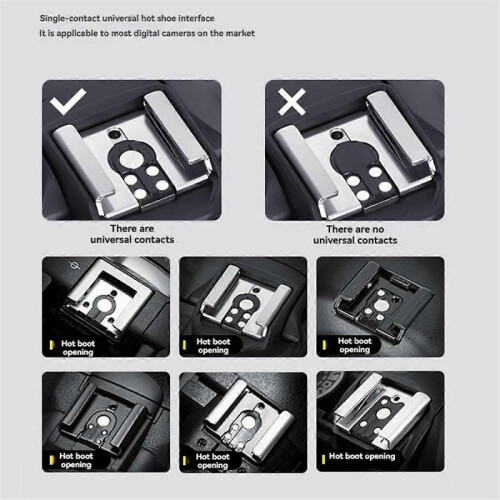 SL01 Camera Flash 4-Speed Adjustment SpeedLite GN8 6500K 2