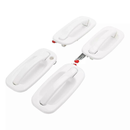 4PCS Exterior Door Handle Set Painted for Silverado 1999-2007 LHD 1