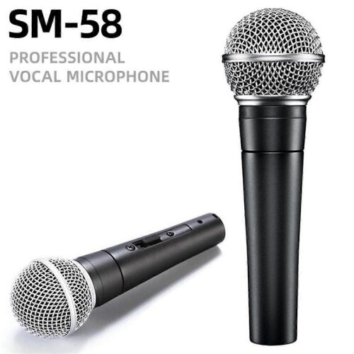 Metal SM58 Cardioid Dynamic Microphone for Stage Singing 1