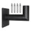 Wall Mounted Street Light Bracket 90 Degree L-Shaped Outdoor Lamp 1