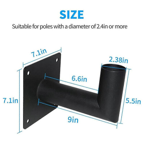 Wall Mounted Street Light Bracket 90 Degree L-Shaped Outdoor Lamp 1