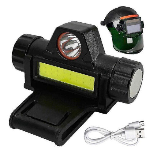 Rechargeable Welding Helmet Light with Mount Holder 1