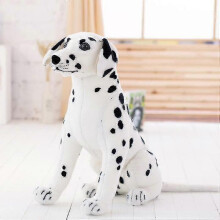 (30cm, standing) 30/40/50cm Stuffed Animals Dog Dalmatian Plush Toy Lifelike Giant Dog Toy Realistic Animal Kids Toys Gift For Children