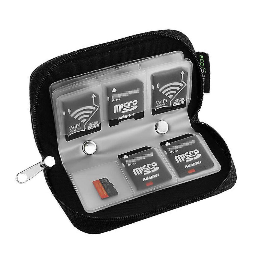 (As Show, One Size) Memory Card Case - Fits Up To Sd Card, Cf Card 22 Card Slots 5033941373136