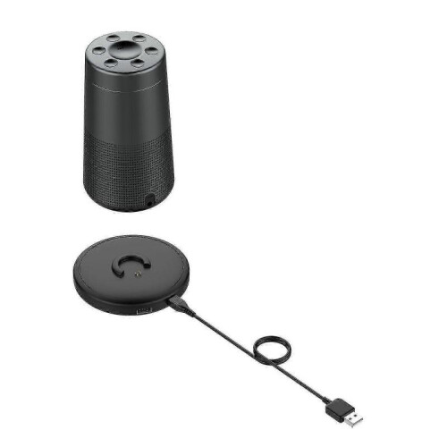 (Black) Smooth Texture Usb Charging Cradle For Sound Link Revolve Revolve+ Speaker 2