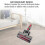 Motorized Brush with Bristle Roller Vacuum Cleaner Head Floor Attachment with LED Headlights 4