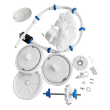 Pool Cleaner Tune Up Rebuild Kit for Polaris 180 280 Includes Wheels, Tires, Shaft, Bearings, Bag, H