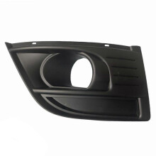 (Black, Left) For Citroen C4 Grand Picasso Front Bumper Fog Light Frame Foglight Bezel Lid Hood Trim 7414SJ