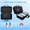 Carrying Case for PS5 PRO Gaming Console Travel Storage Bag with Adjustable Shoulder Straps and Comf 3