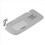 (Grey, Left) Car Inner Sun Visor Sunshade Mirror for Kia Optima Magentis 2006-2010 4