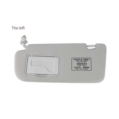 (Grey, Left) Car Inner Sun Visor Sunshade Mirror for Kia Optima Magentis 2006-2010 2