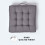 Homescapes (Grey) Cotton Armchair Booster Cushion 4