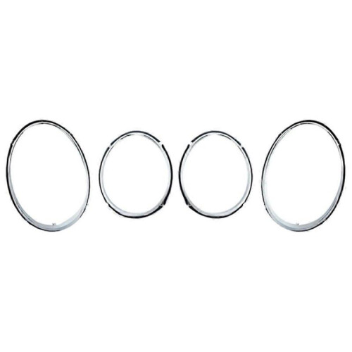 Electroplated Bright Strip Headlight Ring Frame for Bentley Continental Flying Spur 2005-2013