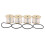 4pcs 2010pm 2010tm Filter Elements For 500fg Fuel Engine Fuel Water Separator Replacement Truck Kit 1