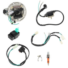 Motorcycle 4 Stroke Wire Harness Wiring CDI Coil for 50-125Cc Kick Start Dirt Pit Bike