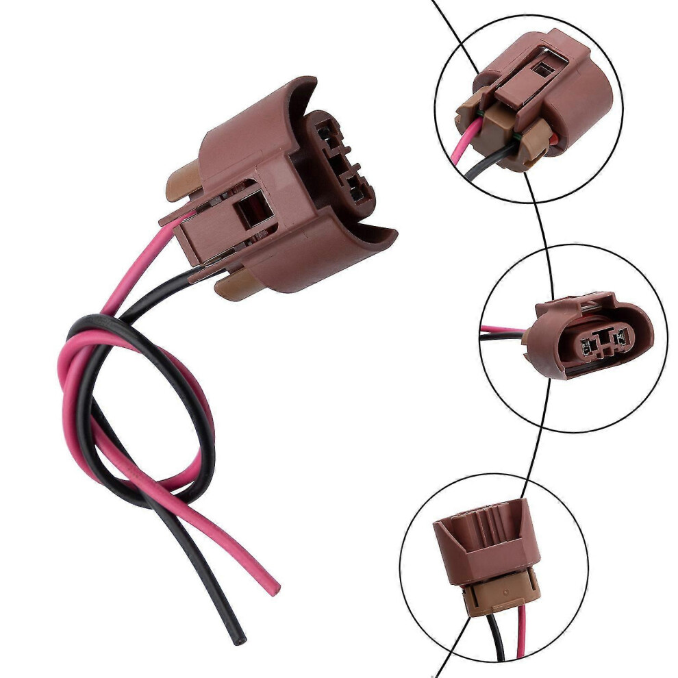 Headlight Bulb Socket Hir2 Wiring Connector Plug Adapter 90980-11659 For 07-13 Toyota Tundra 46L 57L 9421490215056