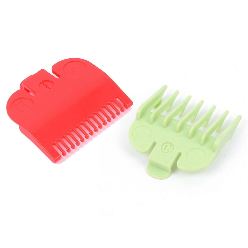 Lot de 2 peignes et guides de coupe pour tondeuses à cheveux professionnelles, entièrement compatibles