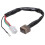 Motorcycle Gear Indicator Waterproof Shift Lever Sensor High Accuracy LED Digital Display with 28cm/11.02in 1