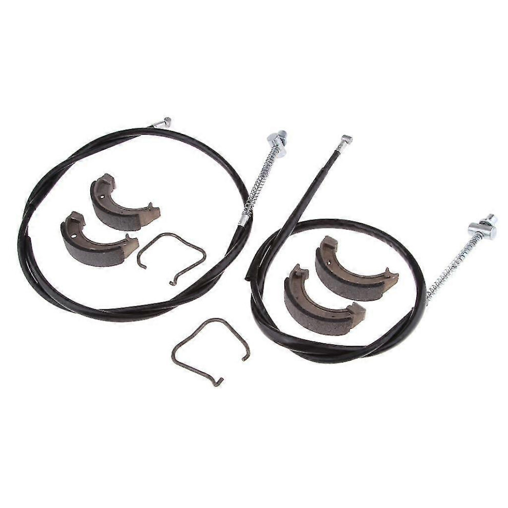Front Rear Break Cable & Shoes For Yamaha Pw Py 50 Py50 Pw50 Peewee50 9421490214738