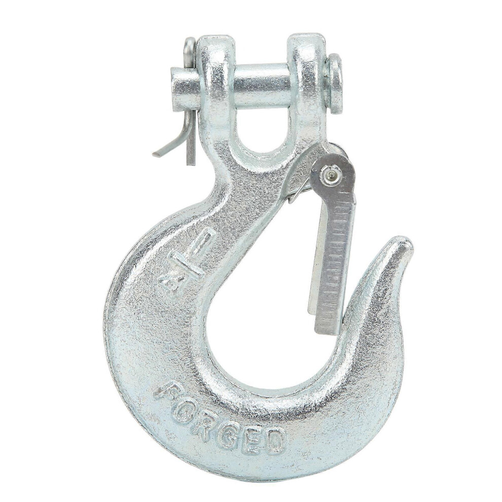 1/4In Clevis Slip Hook With Safety Latch G70 Forged Steel For Trailer Truck Towing Vehicle Chains 9421490215704