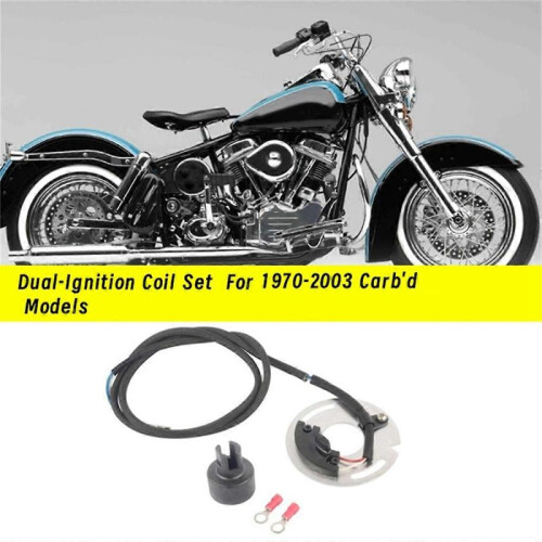 Electronic-Ignition System Dual-Ignition Coil Set DS6-1 for Harley 1970-2003 Carb'D Models Dynatek D 1
